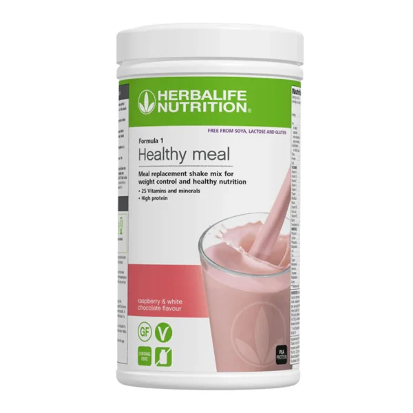 Formula 1 Raspberry & white chocolate - Free from Gluten, Lactose & Soy